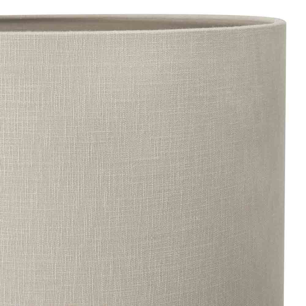Pacific Lino 40cm Grey Self Lined Linen Drum Shade 36-261-16GY - Image 2