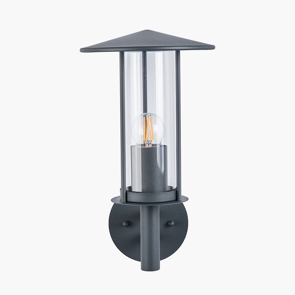 Pacific Myosotis Dark Grey Metal Chimney Wall Light 40-009 - Image 2