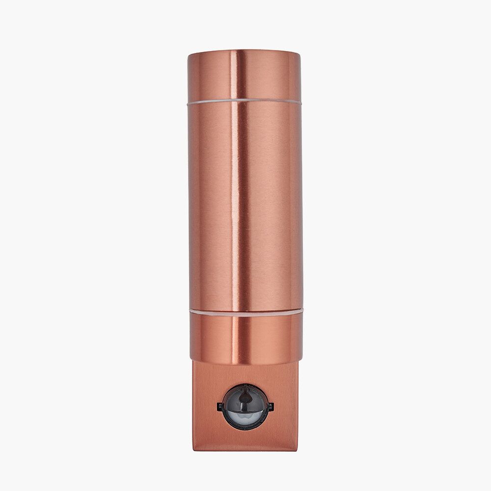 Pacific Lantana Copper Metal Dual PIR Wall Light 40-044 - Image 2