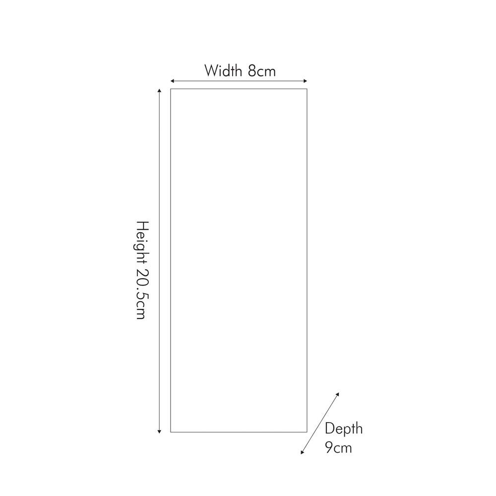 Pacific Acer Dark Grey Metal Square Outdoor Dual Wall Light 40-052 - Image 3