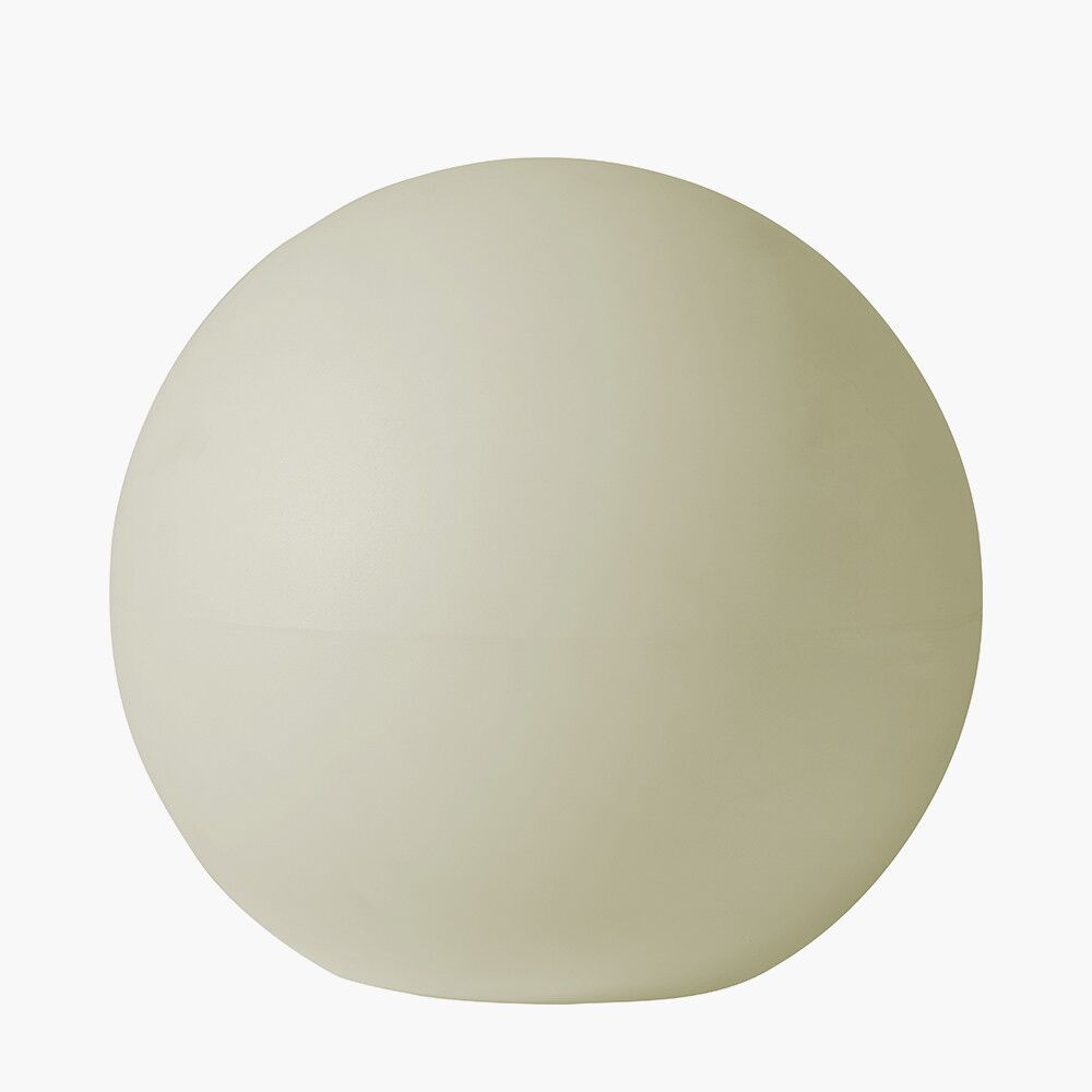Pacific White Ball Outdoor Floor Lamp 45cm 40-060 - Image 2