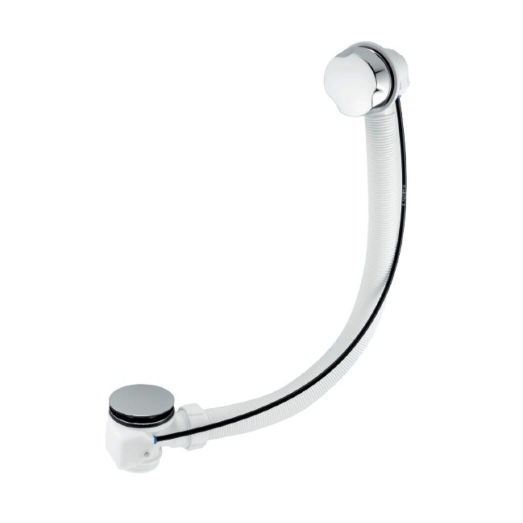 McAlpine Brass Pop-Up Bath Waste And Overflow With Plug
