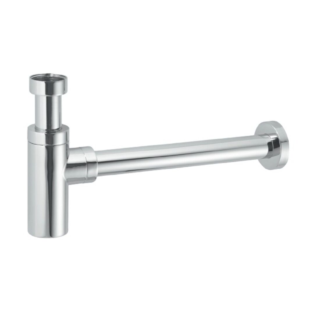McAlpine Brass Basin Kit with Mini Bottle Trap - Chrome