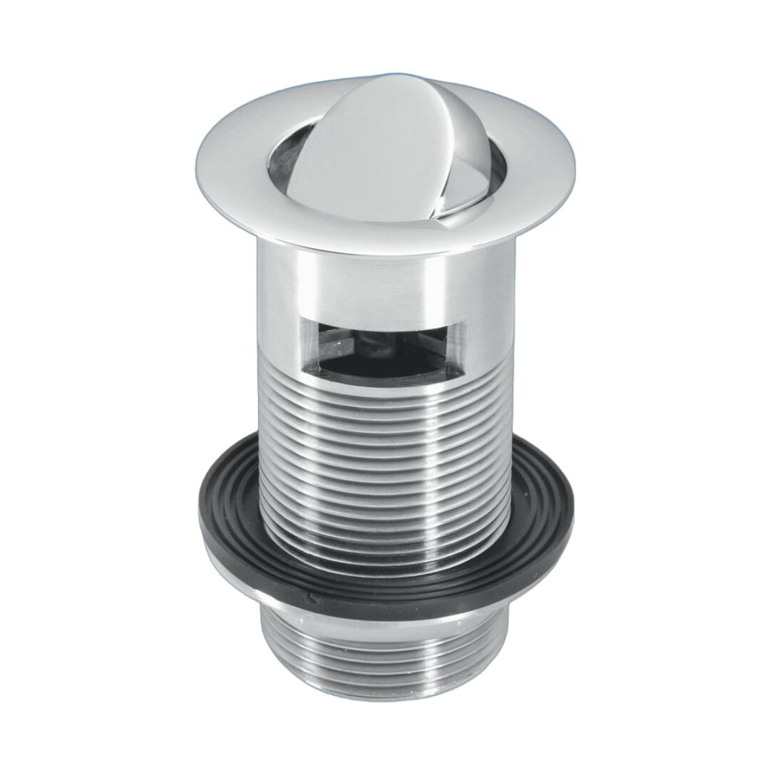 McAlpine Brass Swivel Basin Plug - Chrome