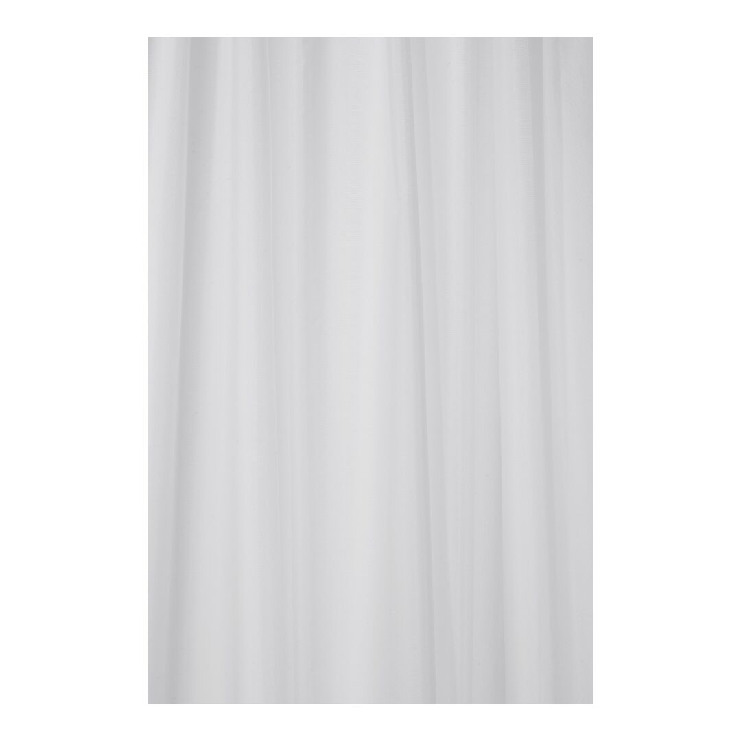 Croydex High Performance Textile Shower Curtain - White