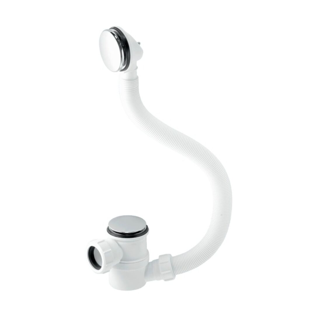 McAlpine Top Access Bath Trap with Removable Chrome Plated Clicker Plug