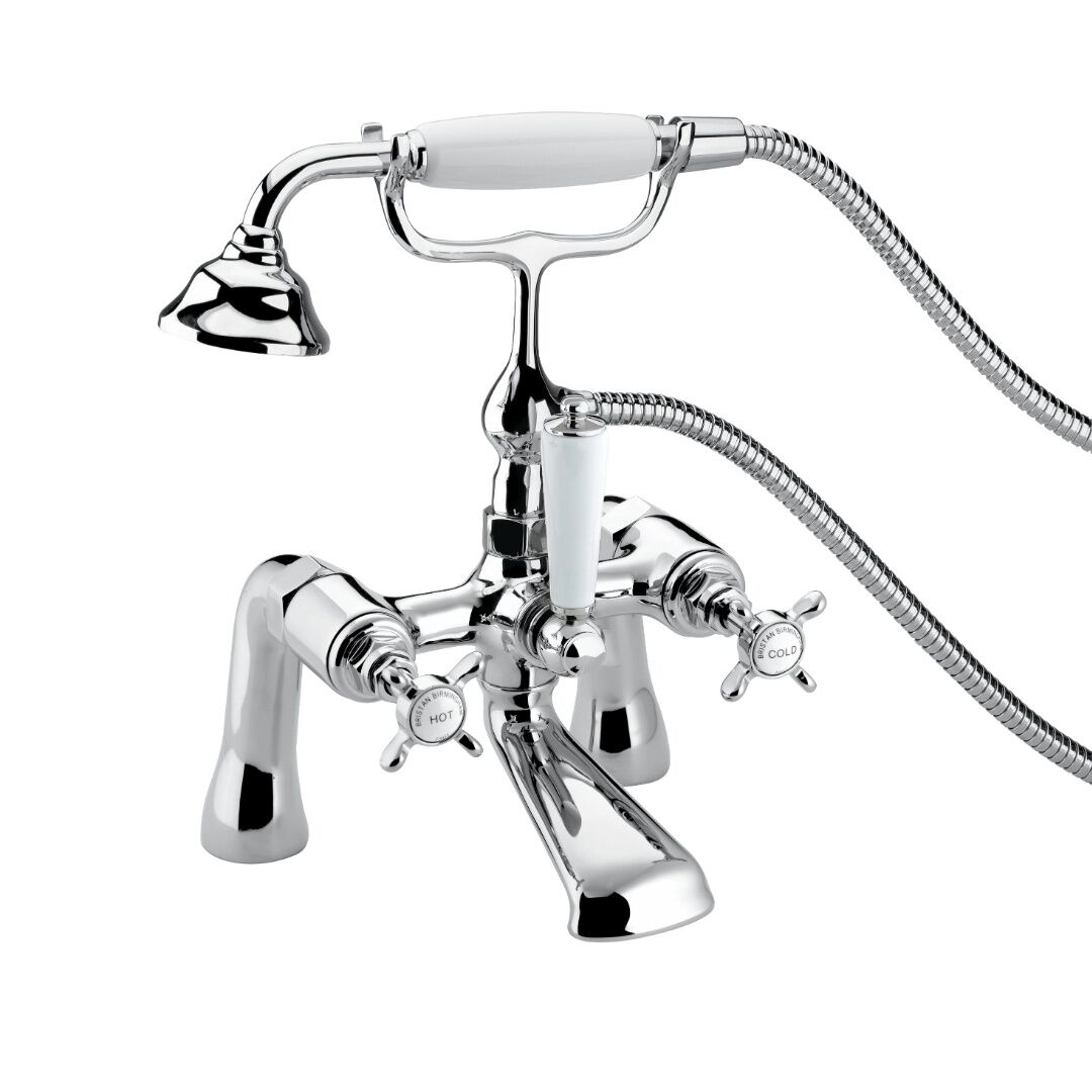 Bristan 1901 Bath Shower Mixer with Ceramic Disc Valves - Chrome