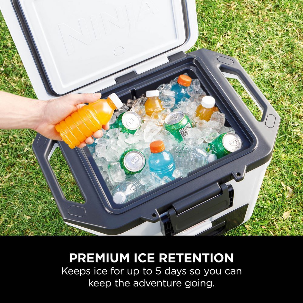 Ninja FB131UKWH FrostVault 30QT/28L Hard Cooler with Dry Zone - White - Image 4