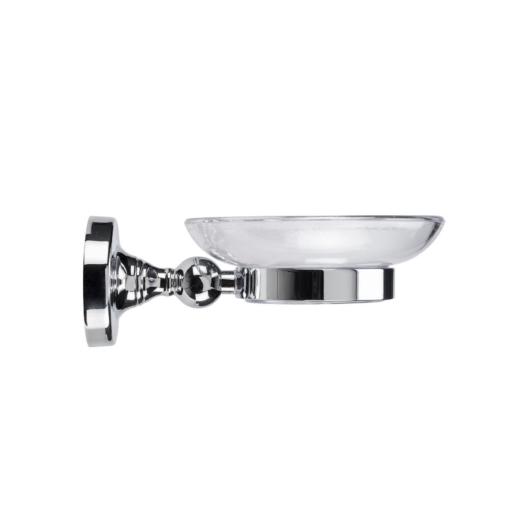 Croydex Romsey Soap Dish & Holder - Chrome - Image 2