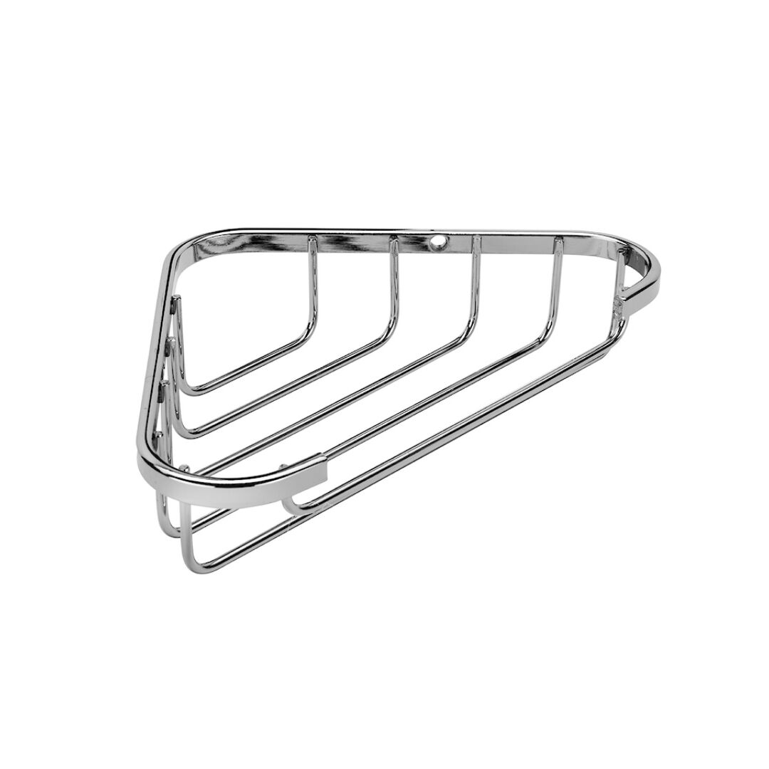 Croydex Corner Soap Dish - Chrome - Image 2