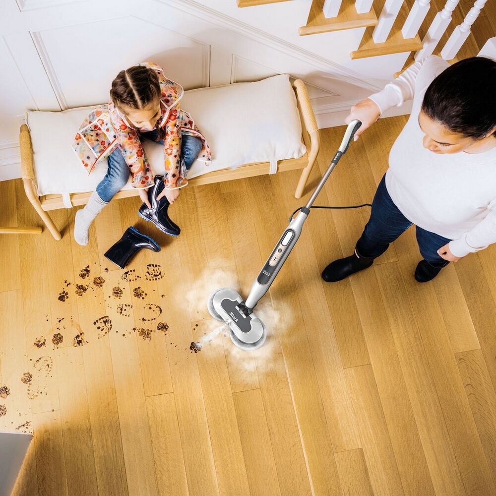 Shark S8201UK Steam & Scrub Automatic Steam Mop with Steam Blaster - White - Image 3
