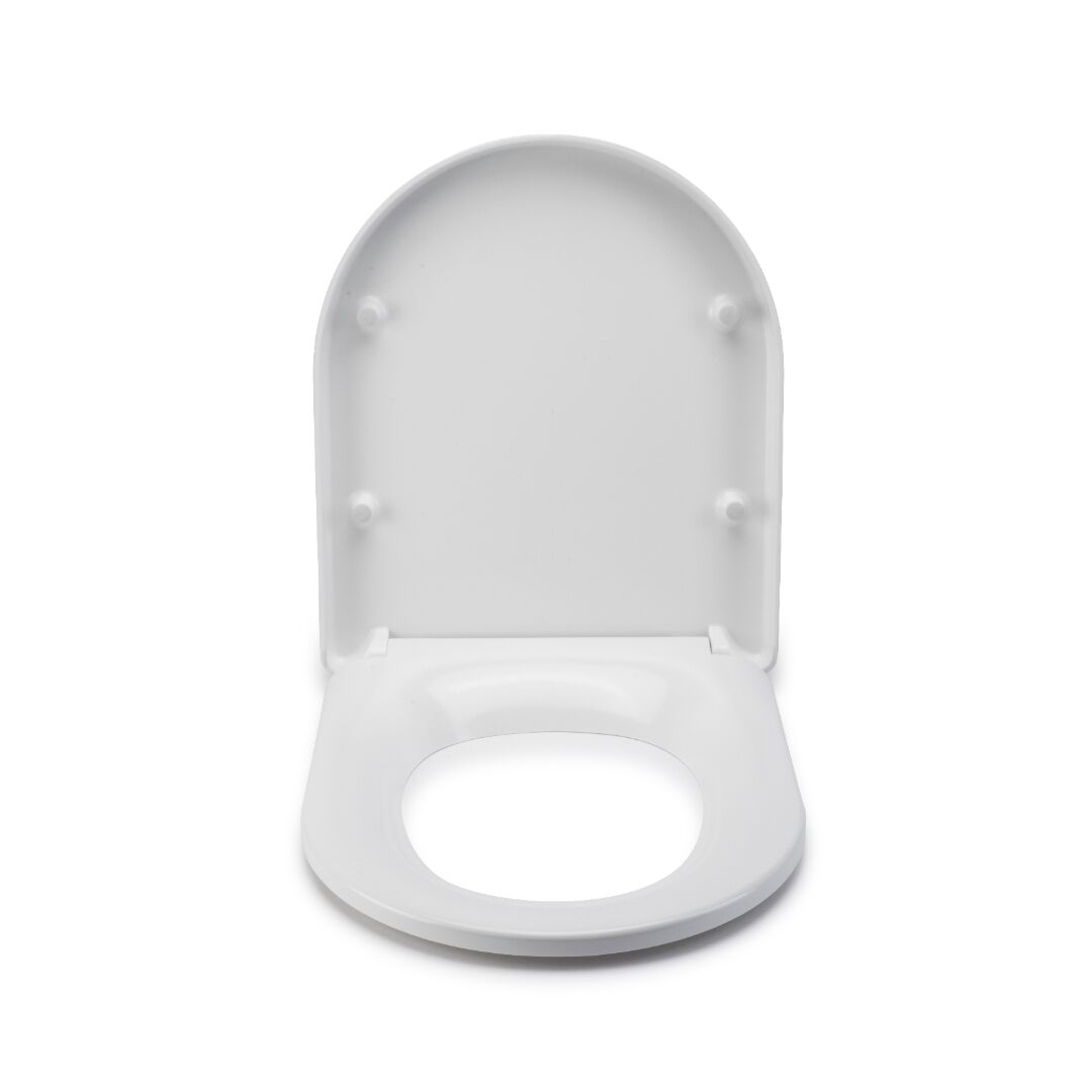 Croydex Eyre Soft Close Toilet Seat - White - Image 2