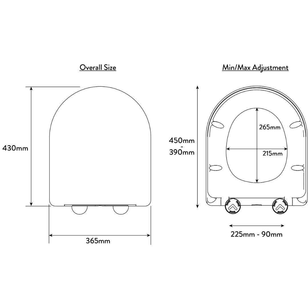 Croydex Eyre Soft Close Toilet Seat - White - Image 4