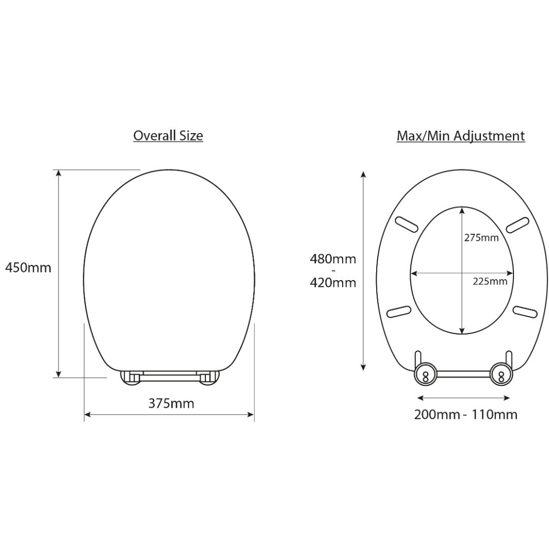 Croydex Kielder Toilet Seat - White - Image 3