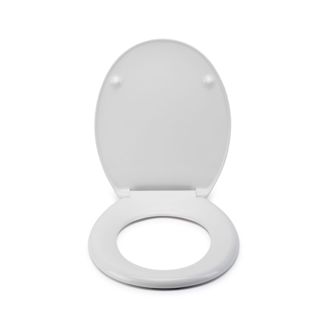 Croydex Tahoe Toilet Seat - White - Image 2