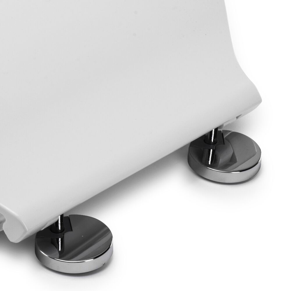 Croydex Victoria Slimline Toilet Seat - White - Image 3