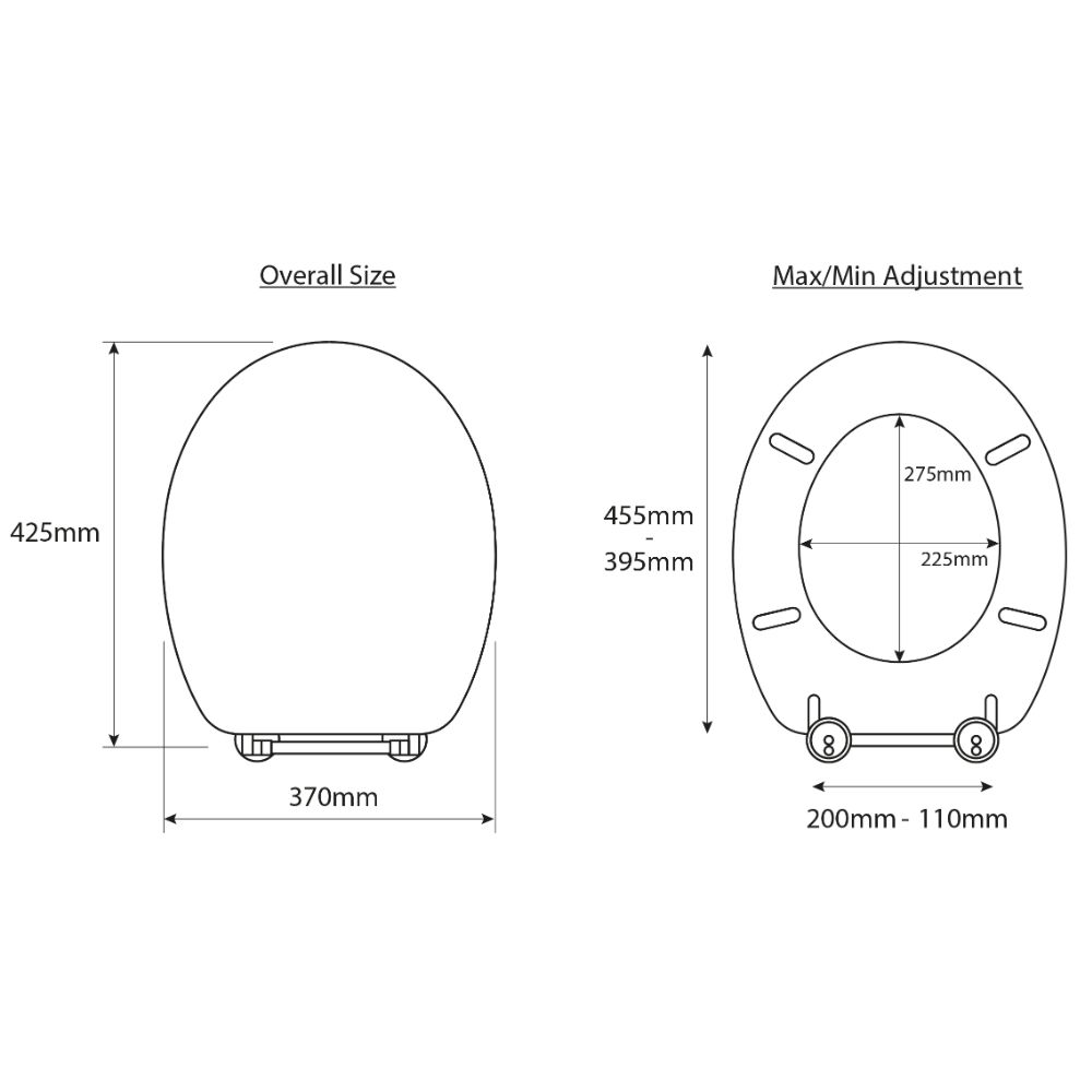 Croydex Victoria Slimline Toilet Seat - White - Image 4