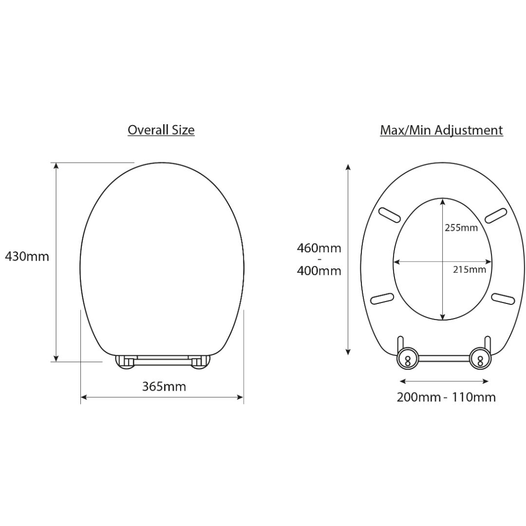 Croydex Davos Blonded Effect Toilet Seat - Pine - Image 3