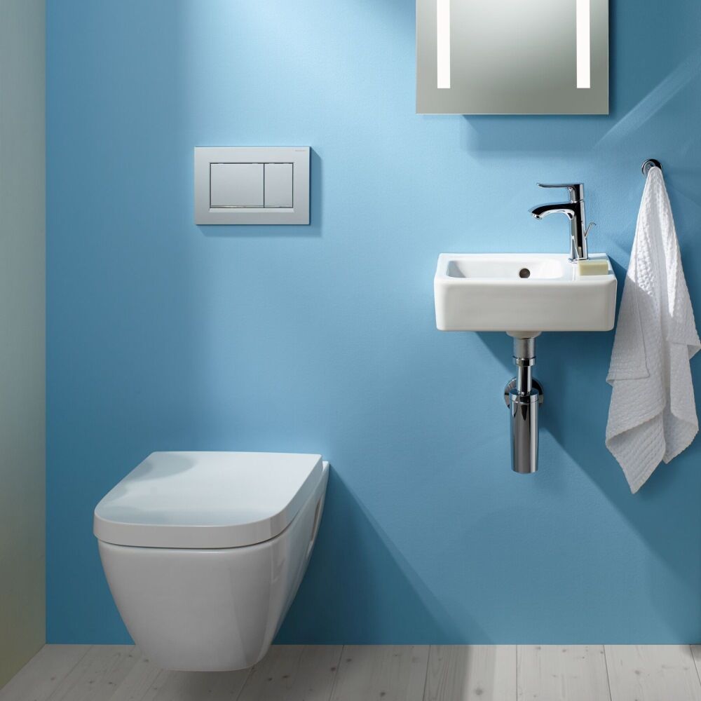 Geberit Sigma30 Actuator Dual Flush Plate - White - Image 2