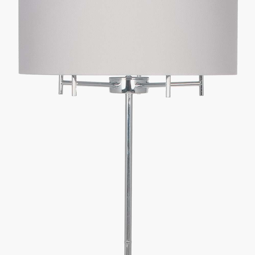 Pacific Plaza Silver 5 Light Metal Floor Lamp 32-133-C - Image 3