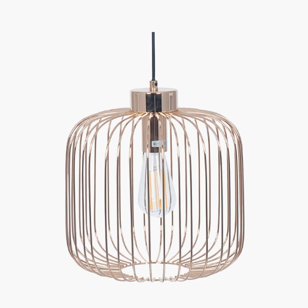 Pacific Dania French Gold Metal Wire Pendant 35-225