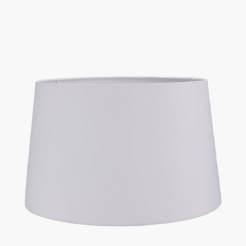 Pacific Winston 45cm White Handloom Tapered Cylinder Shade 36-001-18WH - Image 2