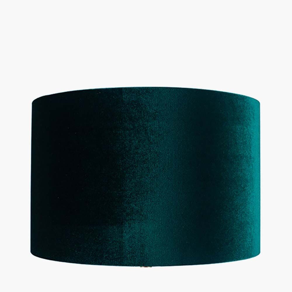 Pacific Bow 30cm Forest Green Velvet Cylinder Shade 36-041-12FG - Image 2
