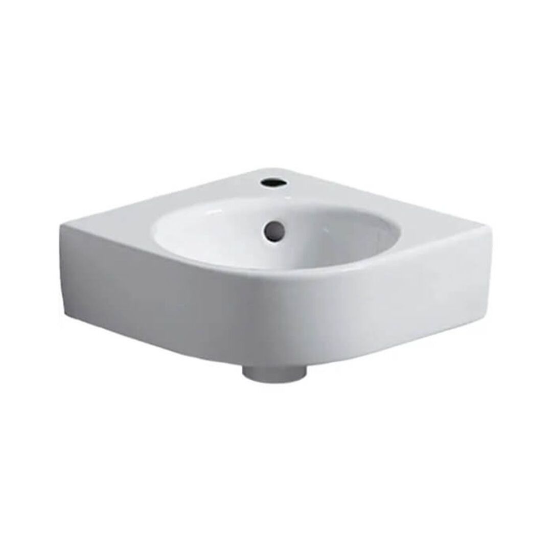 Twyford Selnova Compact Corner Handrinse Basin - White