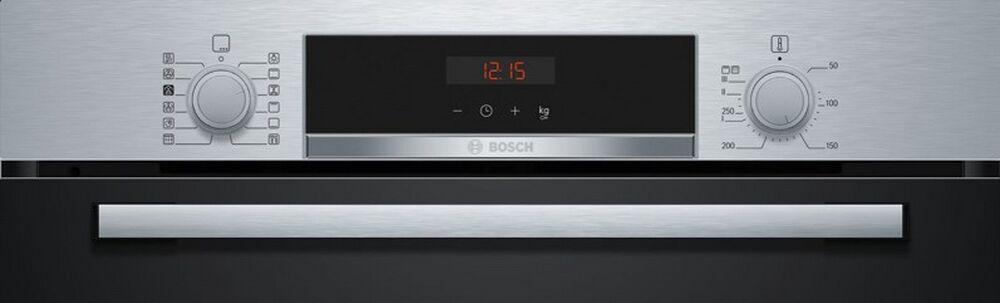 Bosch HQA574BS3B 59.4cm Built In Electric Single Oven - Stainless Steel - Image 2