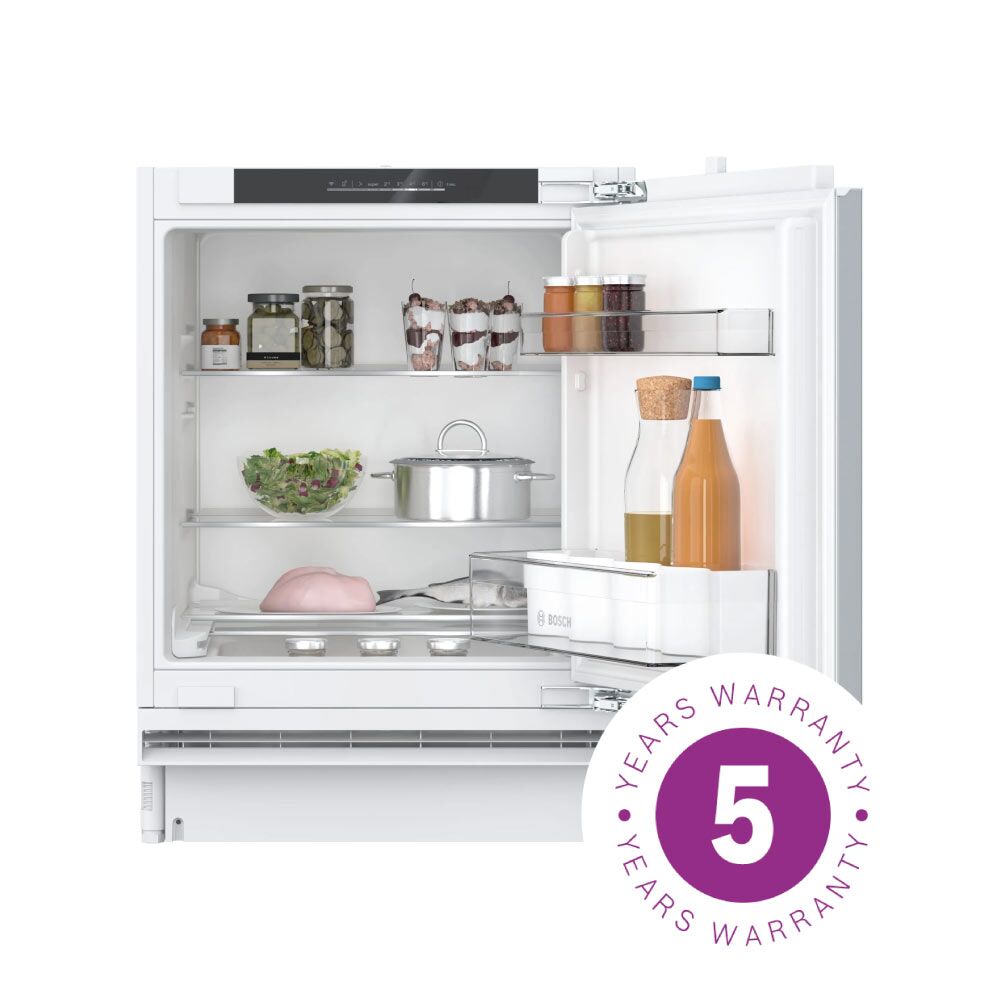 Bosch Series 4 KUR21VFE0G Integrated Under Counter Fridge - Fixed Door Fixing Kit - White
