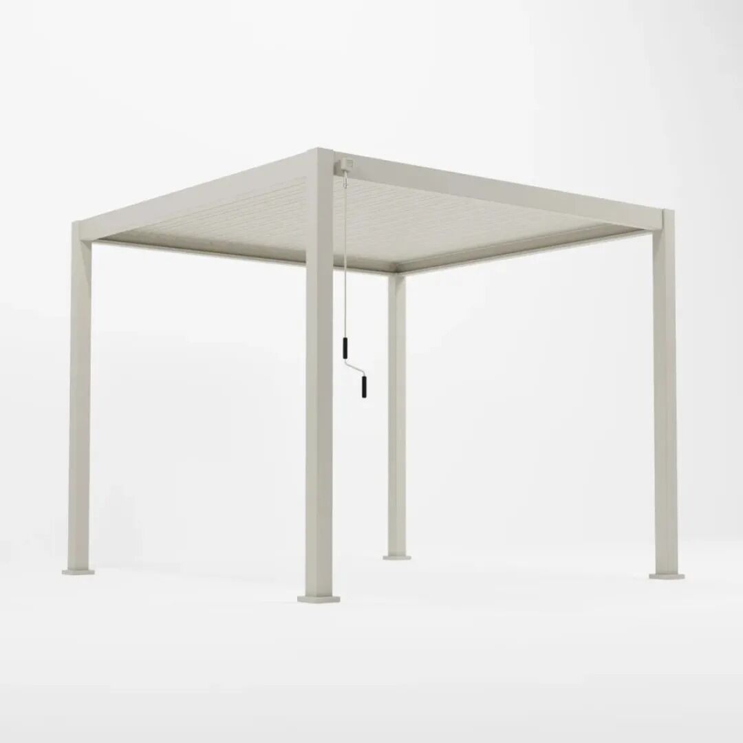 Nova <br> Titan Aluminium 3M x 3M Freestanding Pergola - Pebble - Image 2
