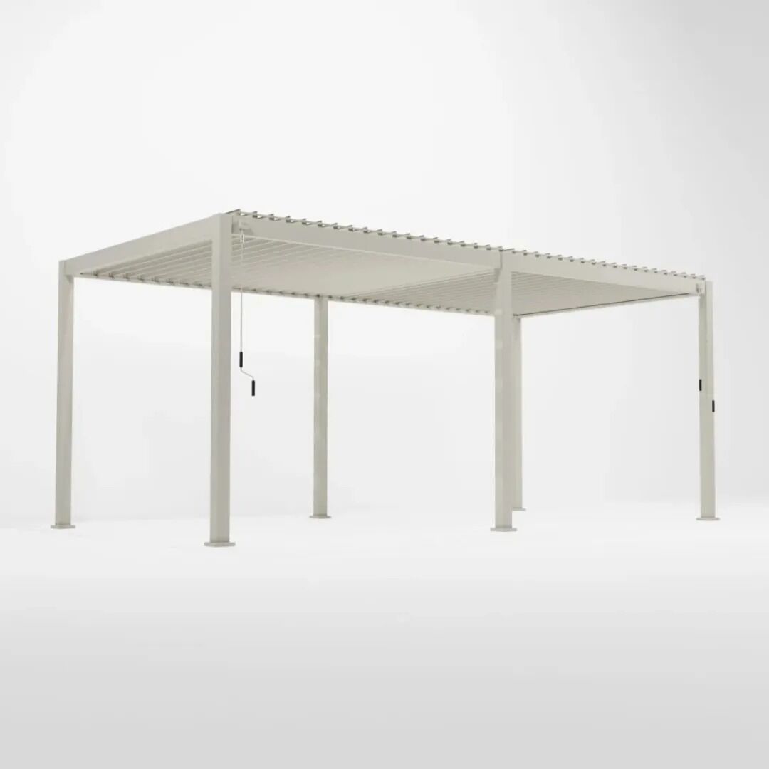 Nova <br> Titan Aluminium 6M x 3M Freestanding Pergola - Pebble