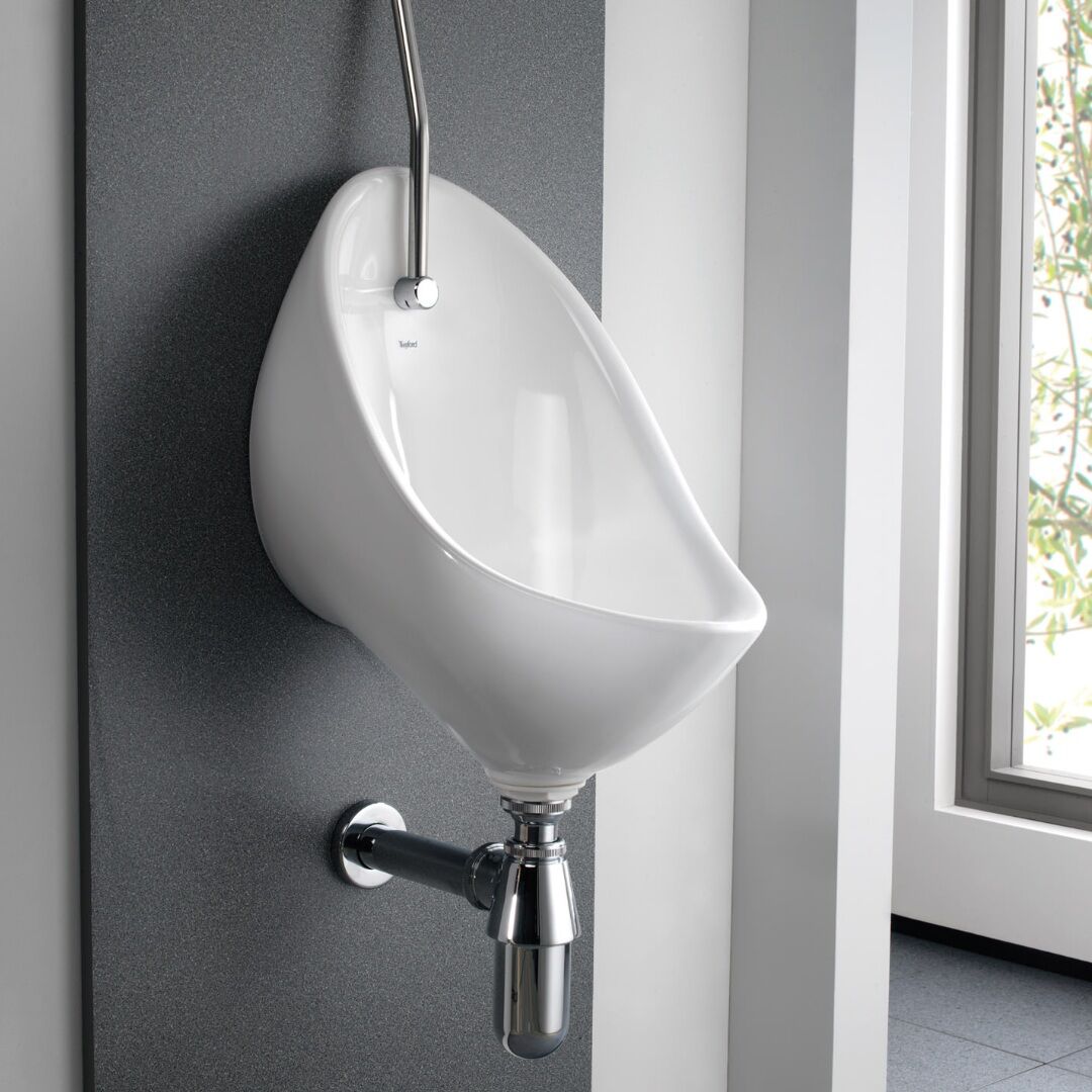 Twyford Clifton Single Urinal Bowl - White - Image 2