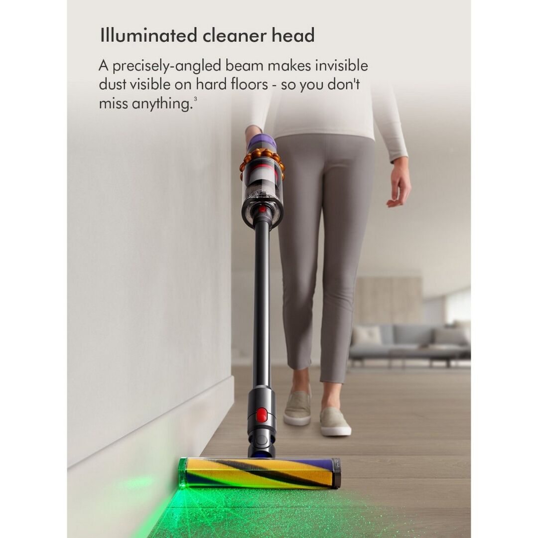 Dyson V15-2024 Cordless Vacuum - 60 Minutes Run Time - Yellow/Nickel - Image 2