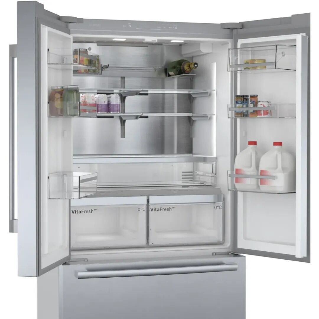 Bosch Series 8 KFF96PIEP Wifi Connected Frost Free American Fridge Freezer - Stainless Steel Effect - Image 3