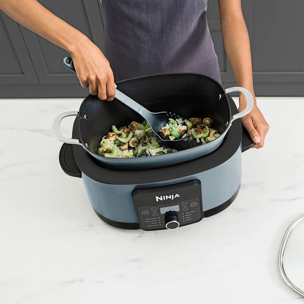 Ninja Foodi MC1001UK 8-in-1 PossibleCooker Slow Cooker & Multi-Cooker Sea- Salt Grey - Image 2