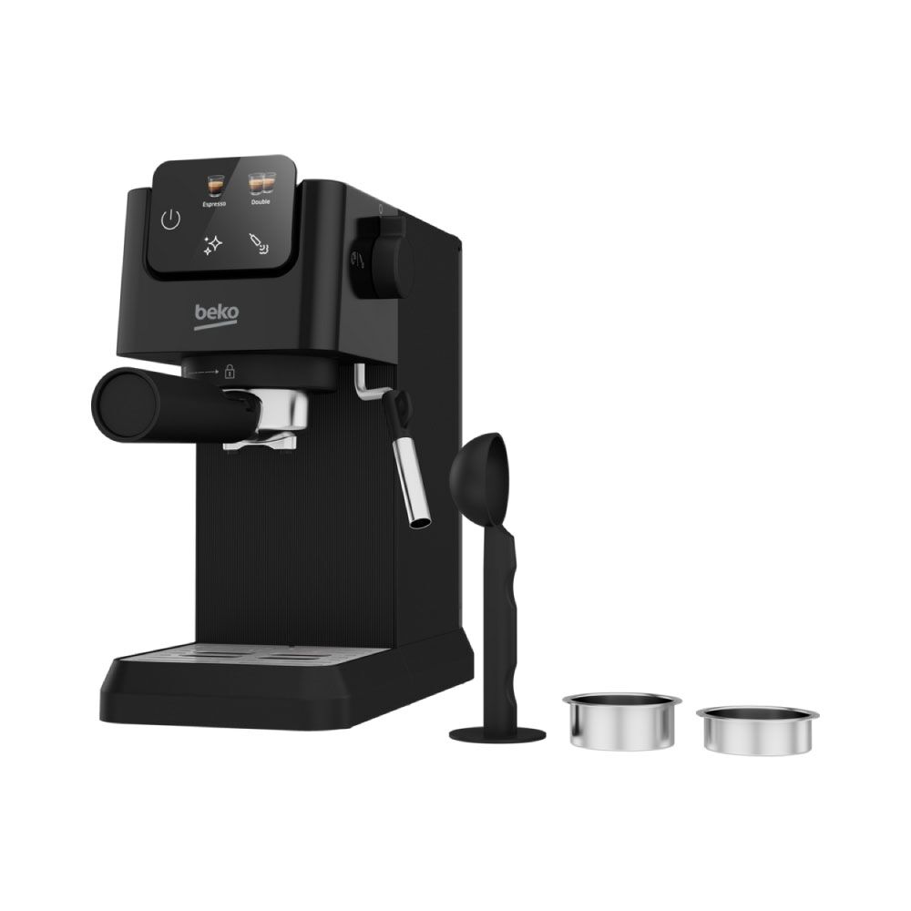 Beko CEP5302B CaffeExperto Manual Espresso Coffee Machine with Steam Wand - Black - Image 2