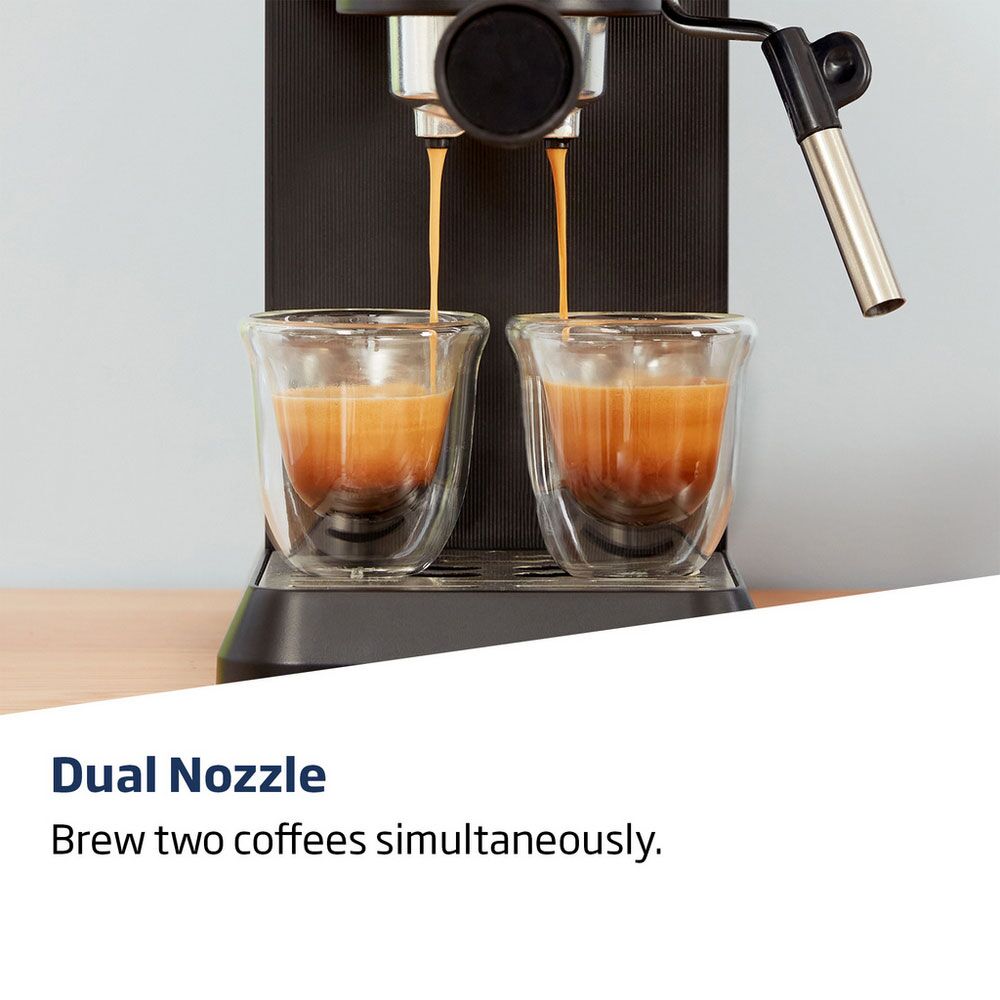 Beko CEP5302B CaffeExperto Manual Espresso Coffee Machine with Steam Wand - Black - Image 5