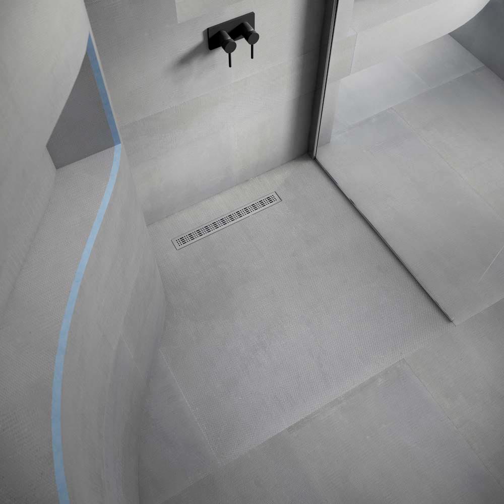 Marmox Linear Showerlay 360 1200mm x 1200mm x 40mm Ld Offset (M100) C/W Linear Waste - Image 2