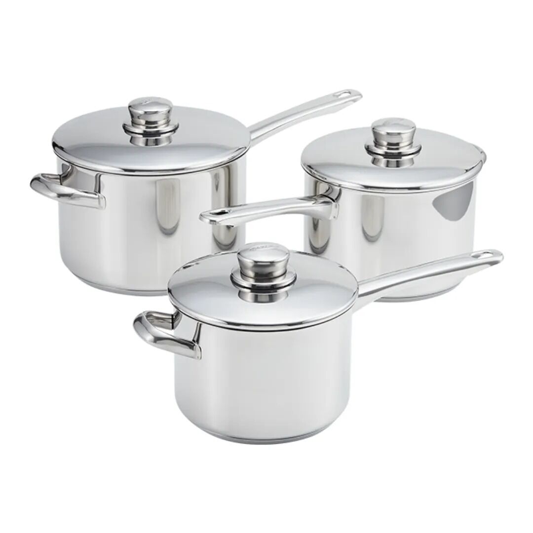 Stellar S8A1 8000, 3 Piece Saucepan Set