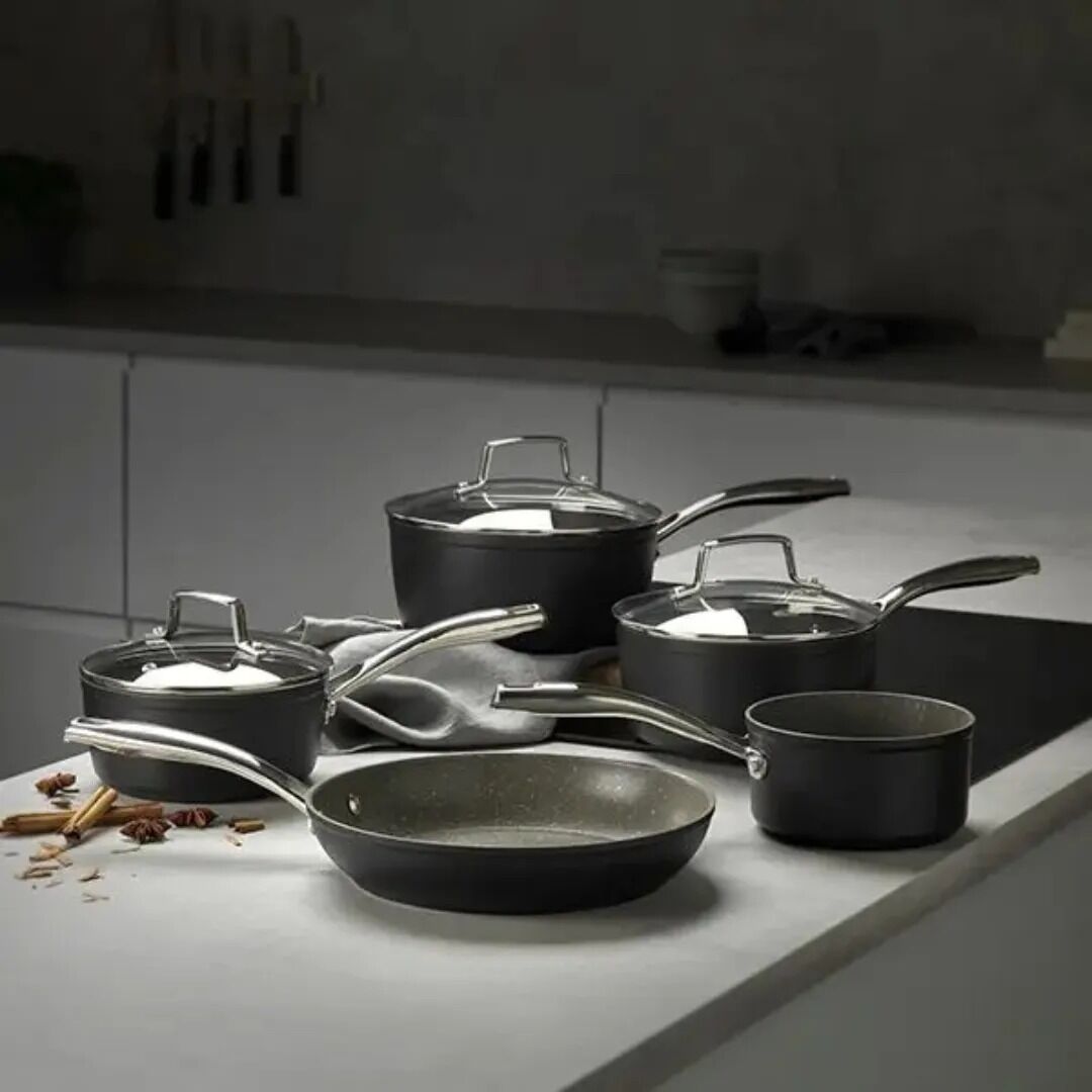 Stellar SPC1 Rocktanium, 5 Piece Saucepan Set, Non-Stick - Image 2