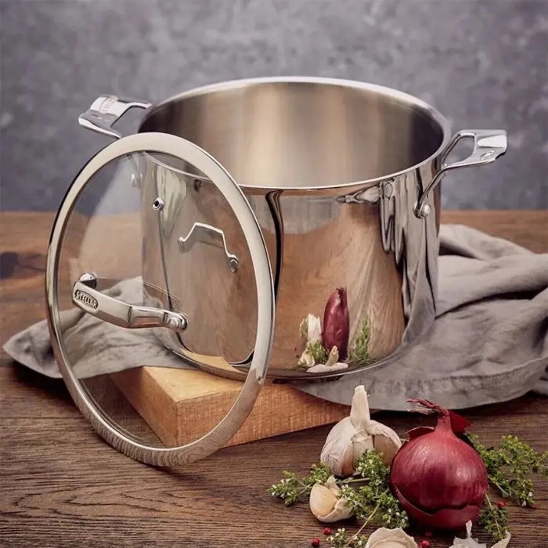 Stellar STM07 Steamers, 24cm Stockpot, 6L - Image 2