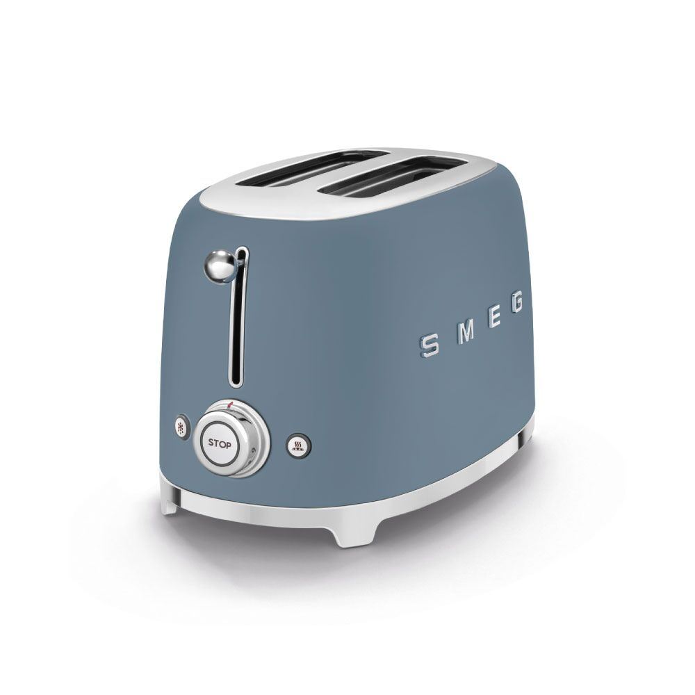 Smeg 50's Style Retro TSF01SBMEU 2 Slice Toaster - Storm Blue - Image 2
