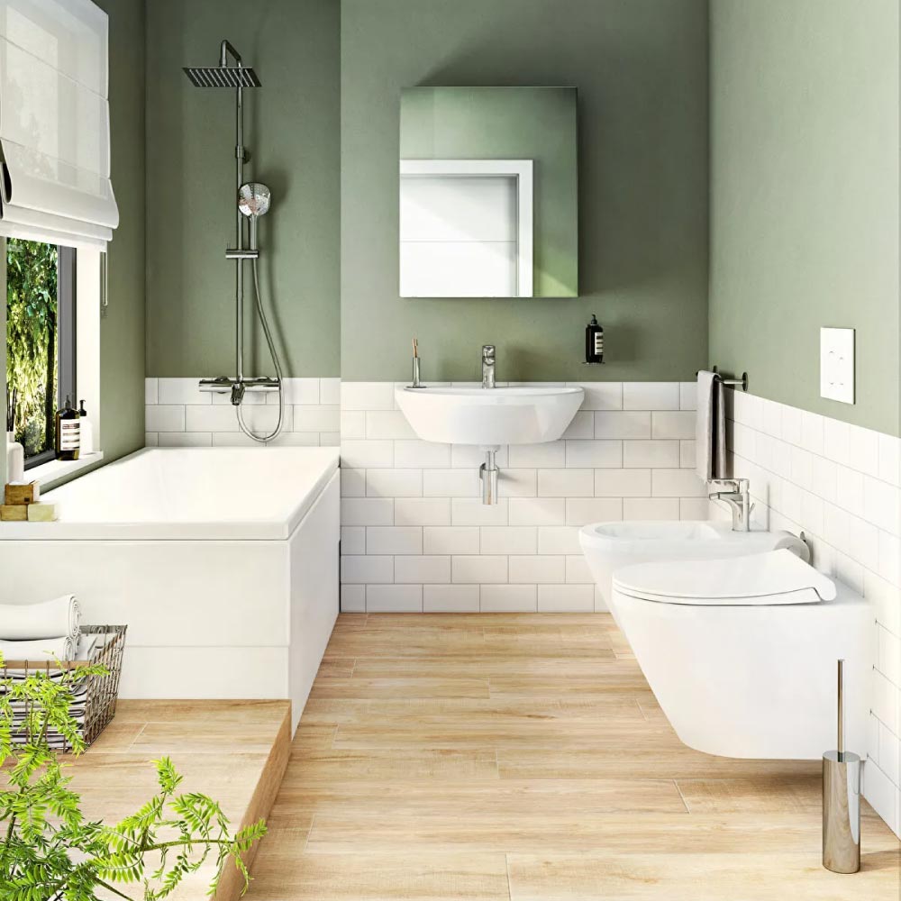 VitrA Neon 1700mm Bath with Legs - Image 2