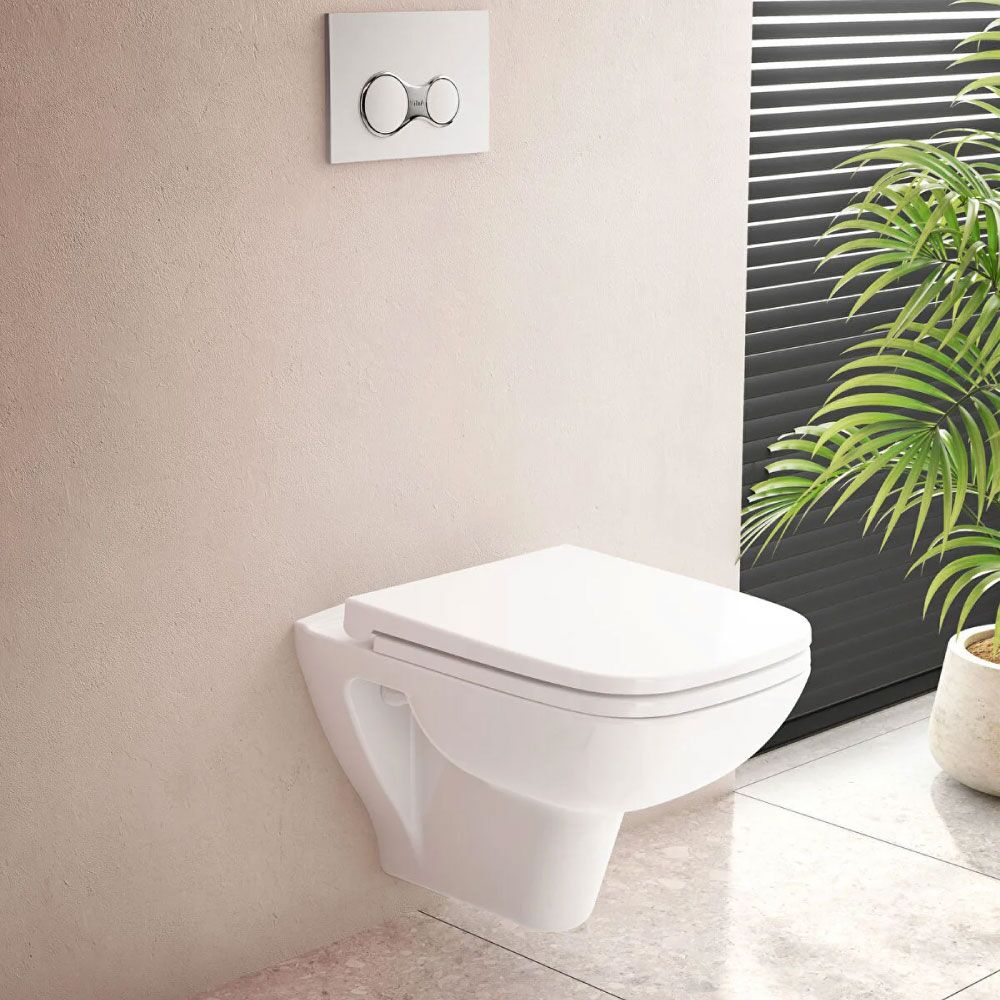 VitrA S20 Wall Hung Concealed Short Projection Soft Close Complete Toilet - Image 2