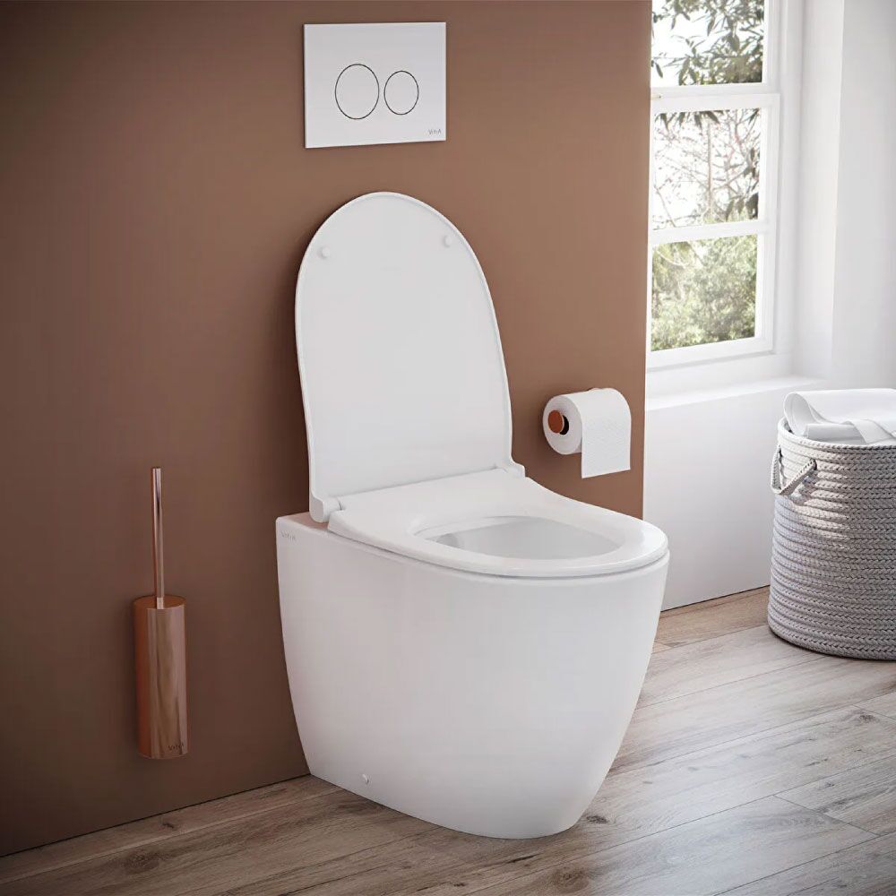 VitrA Sento Back To Wall Concealed Cistern Soft Close Complete Toilet - Image 2
