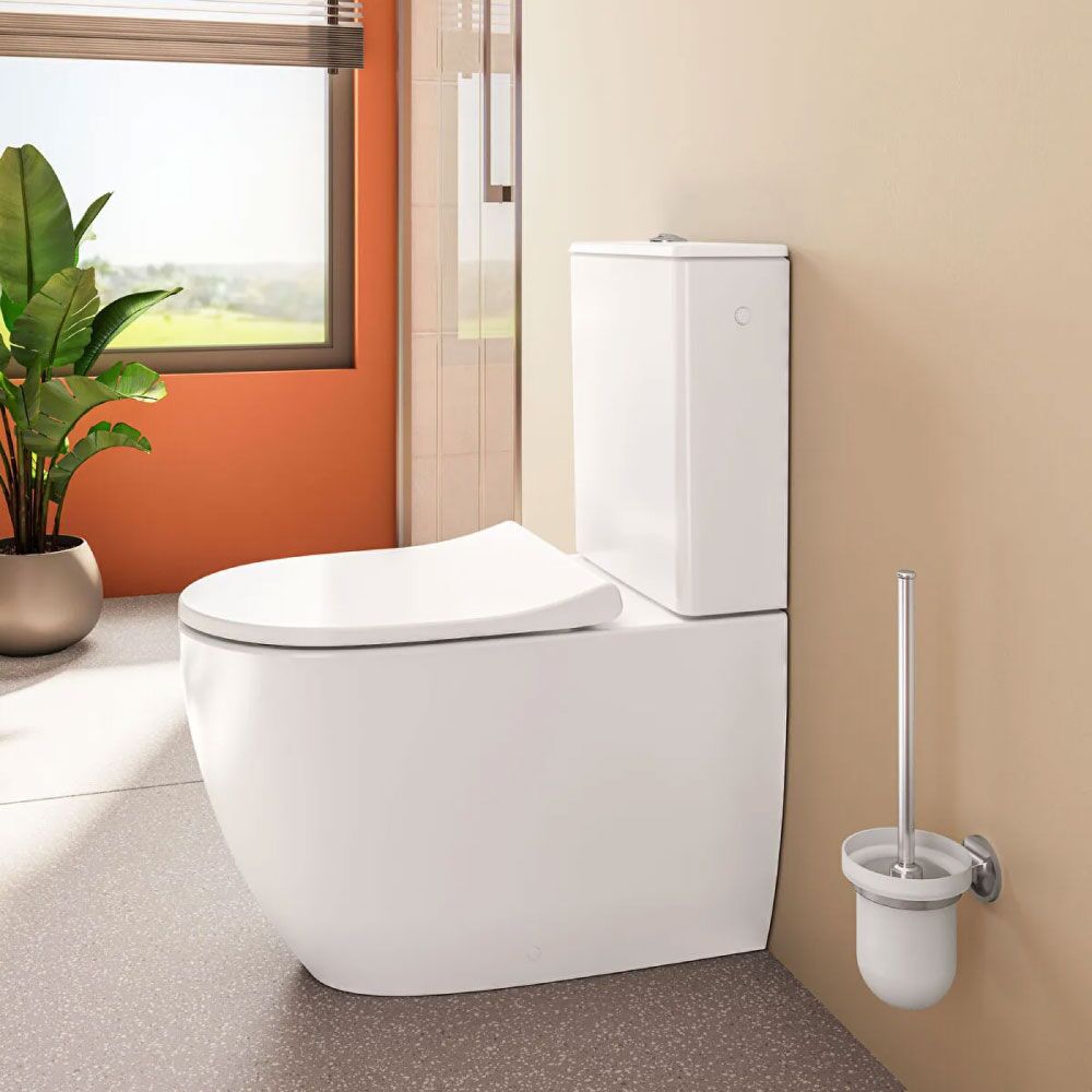 VitrA Sento Close-Coupled Soft Close Closed Back Complete Toilet - Image 2