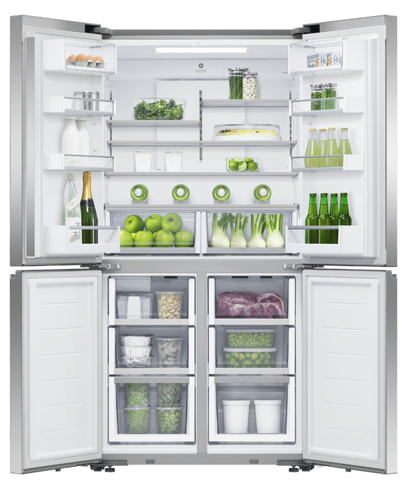 Fisher & Paykel Series 7 Contemporary RF605QNUVX1 Wifi Connected Plumbed Frost Free American Fridge Freezer - Stainless Steel - Image 3
