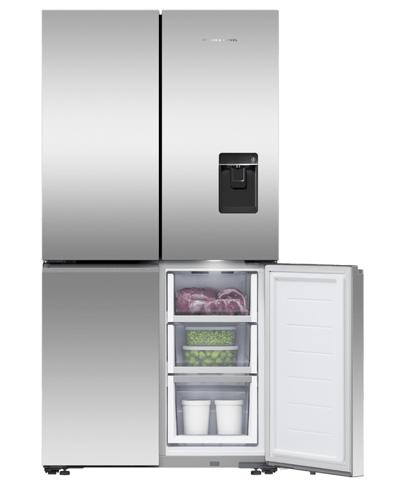 Fisher & Paykel Series 7 Contemporary RF605QNUVX1 Wifi Connected Plumbed Frost Free American Fridge Freezer - Stainless Steel - Image 2