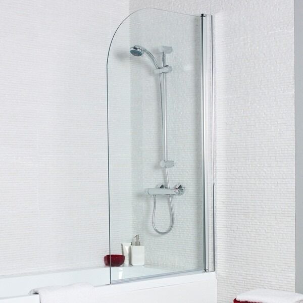 Kartell Koncept Radius Edge Straight Bath Screen